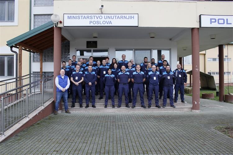Frontexova  obuka u Smještajnom-obučnom centru granične policije Spačva
