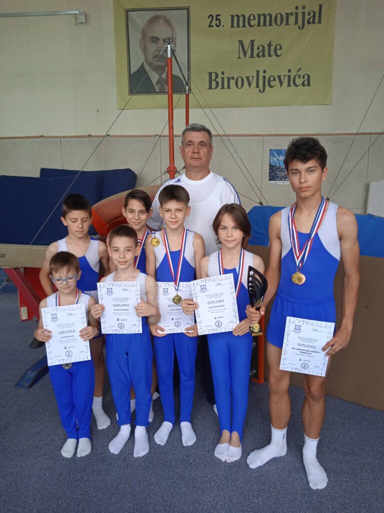 Mlađi juniori zlatni, mlađe juniorke brončane u sportskoj gimnastici