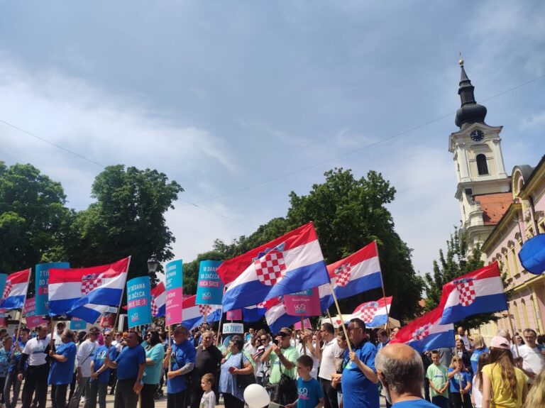 Hod za život, obitelj i Hrvatsku u Vinkovcima-18. svibnja 2024.