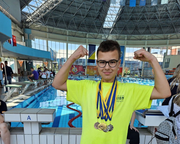 Rafael Kasić osvojio 2 zlatne, 2 srebrne i 1 brončanu medalju na paraplivačkom natjecanju u Sarajevu