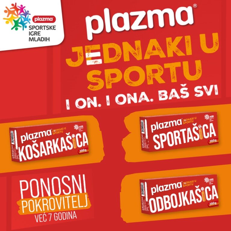 Omiljeni PLAZMA keksi potiču na jednakost djevojčica i dječaka u sportu