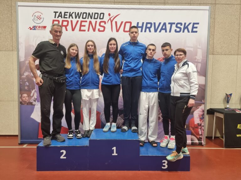 Petra Žaper i Josip Šarić viceprvaci Hrvatske u taekwondou