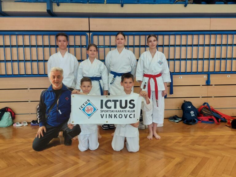 Karate klub ”Ictus” Vinkovci osvojio 2 zlatna, 1 srebrno i 3 brončana odličja u Osijeku