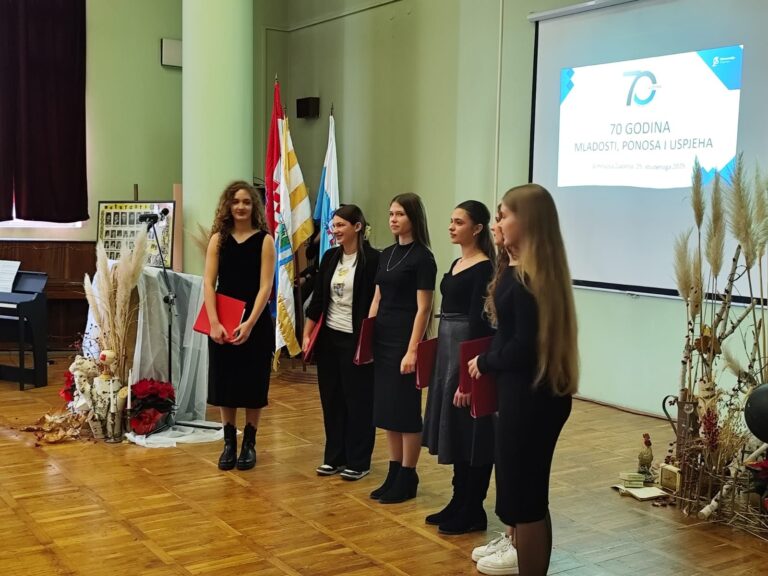 Gimnazija Županja-70 godina mladosti, ponosa i uspjeha