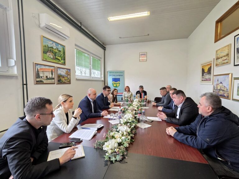 Župan Bosančić u radnom posjetu Općini Jarmina