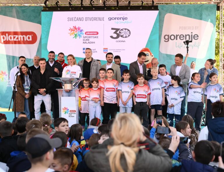 3.000 djece u Osijeku proslavilo otvorenje 30. sezone Plazma Sportskih igara mladih powered by Gorenje